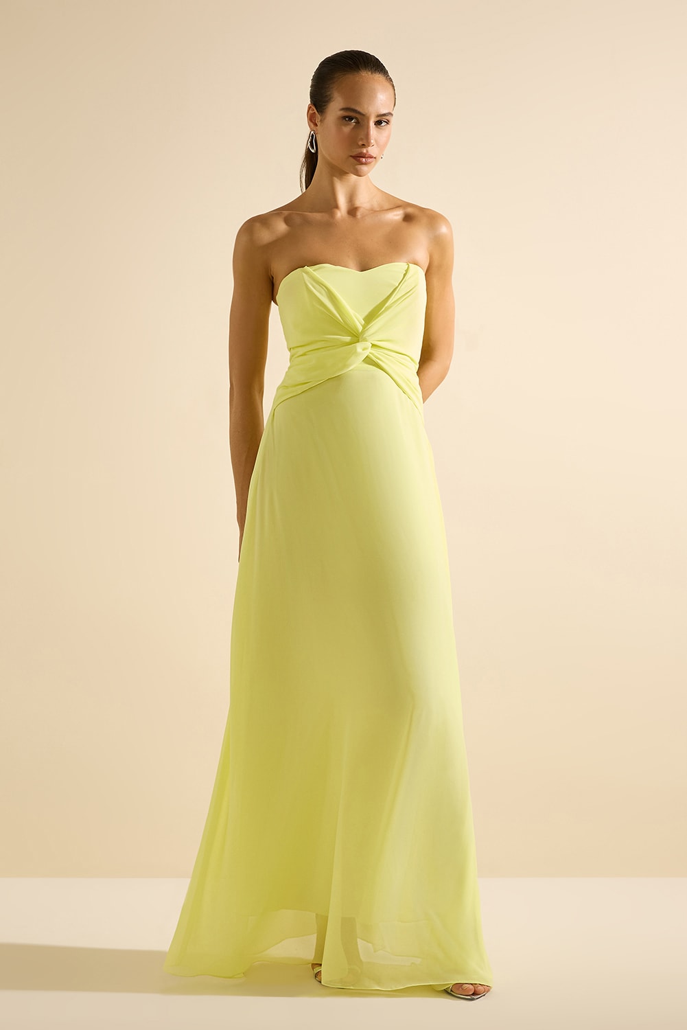 Vestido longo caprice Citrus