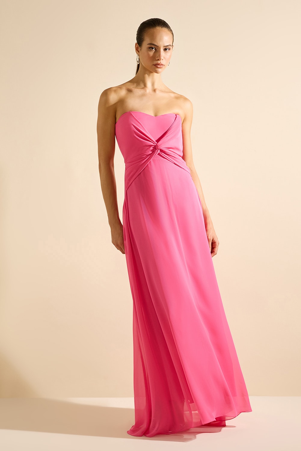 Vestido longo caprice Pink