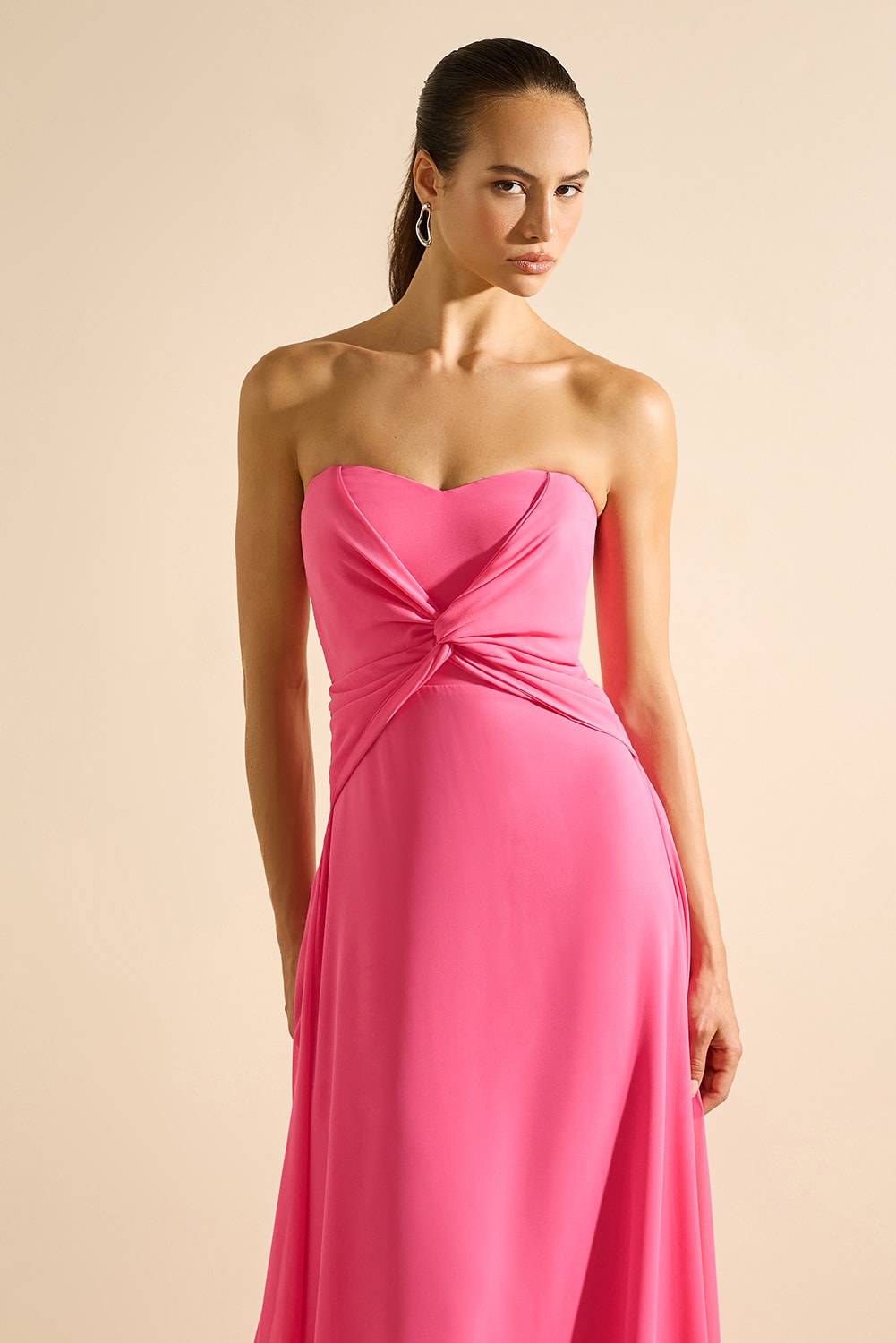 Vestido longo caprice Pink