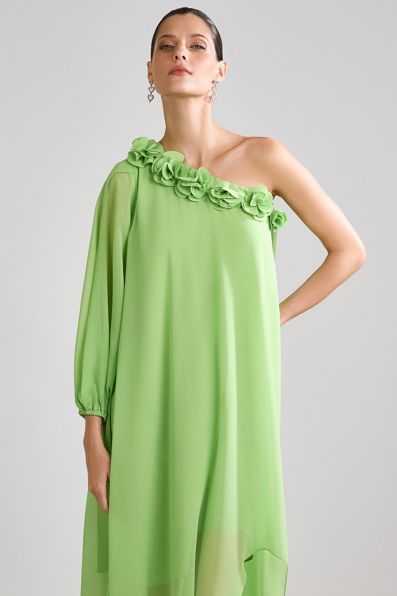 Vestido longo carly Verde