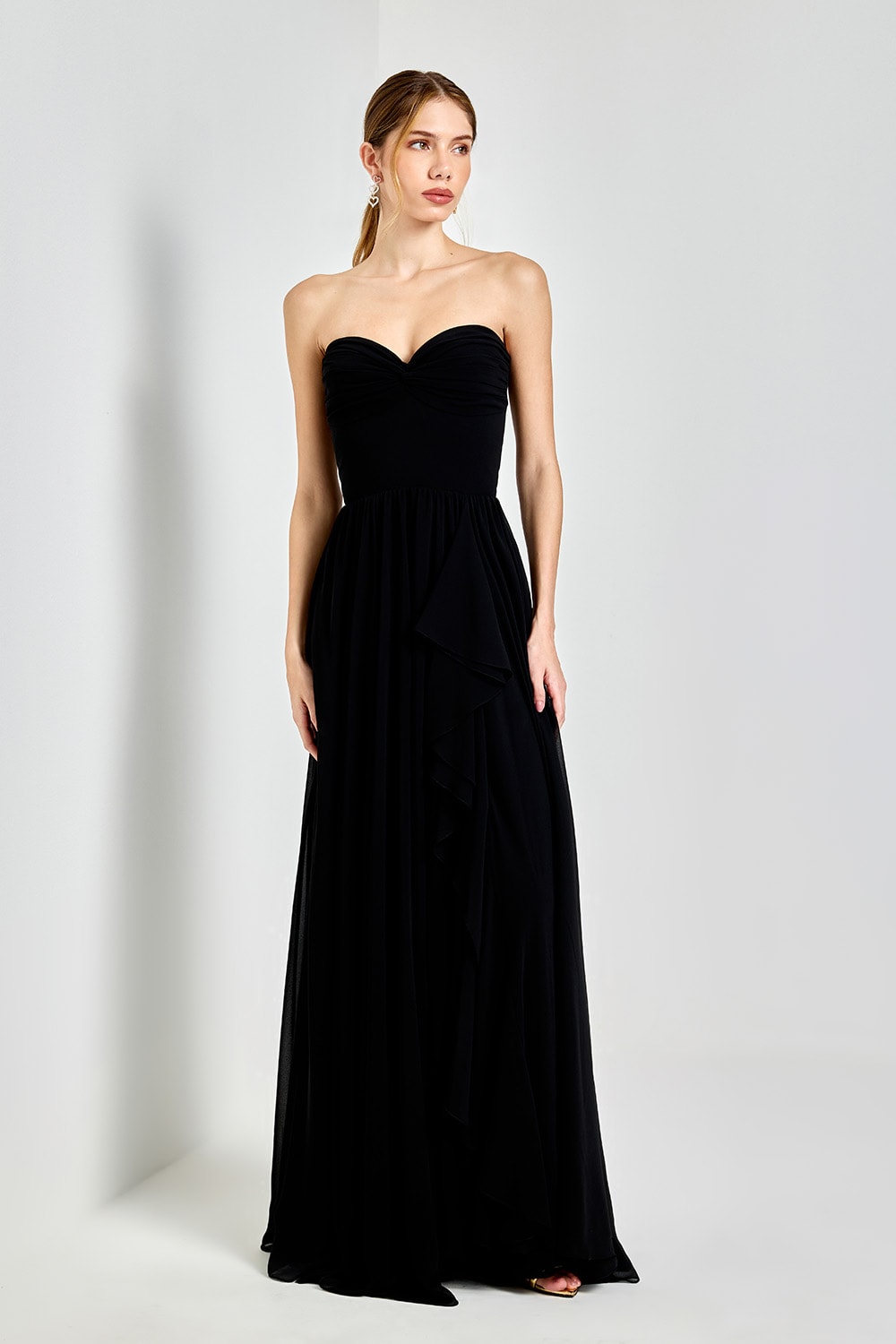 Vestido longo diana Preto