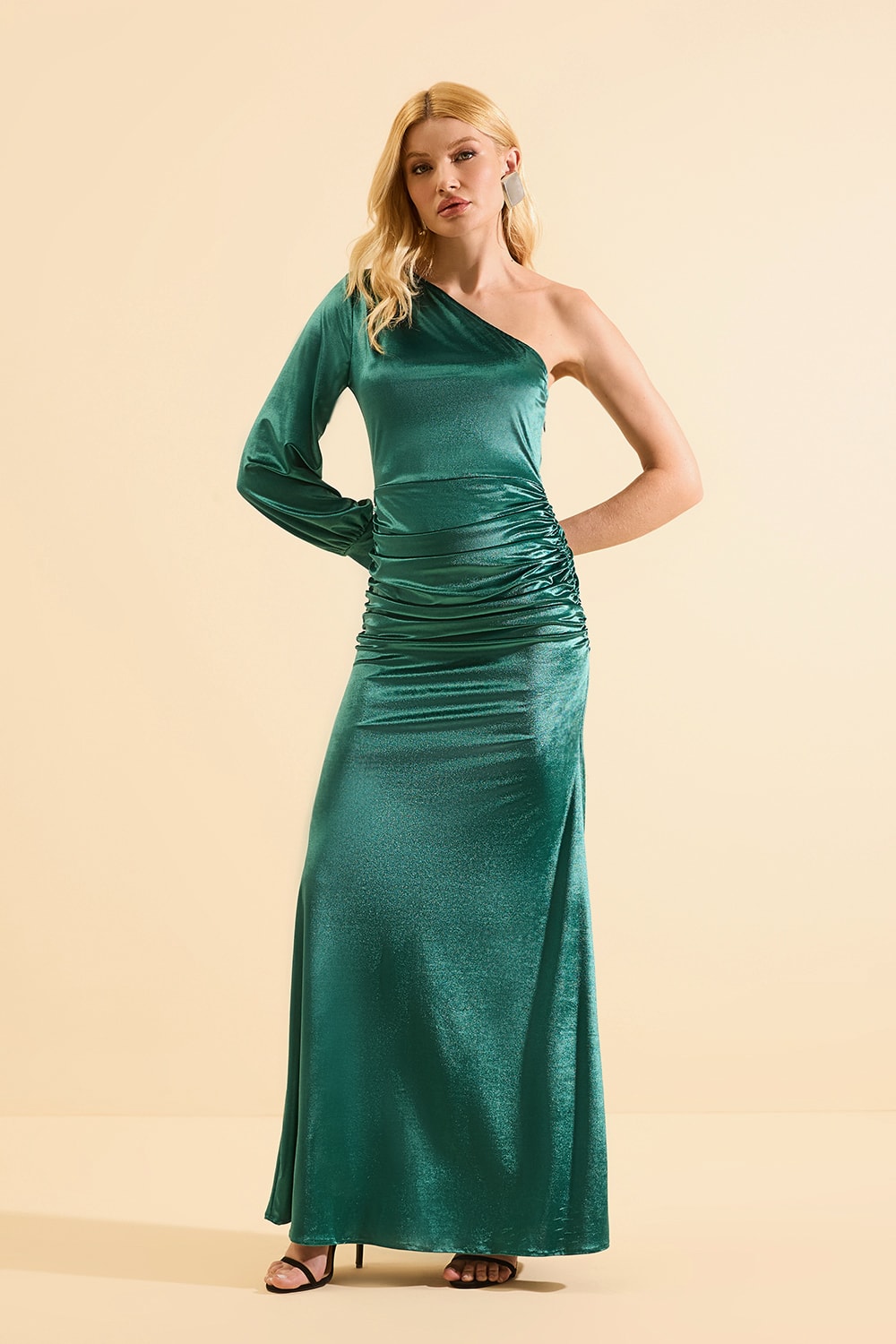 Vestido longo dora Verde