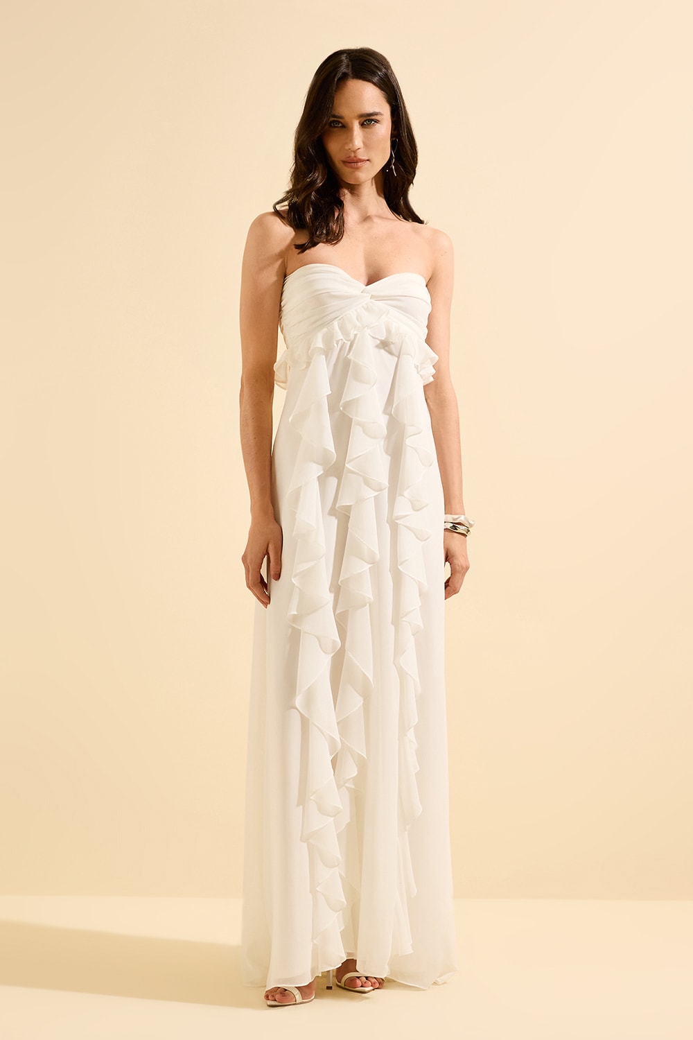 Vestido longo dream Off-White