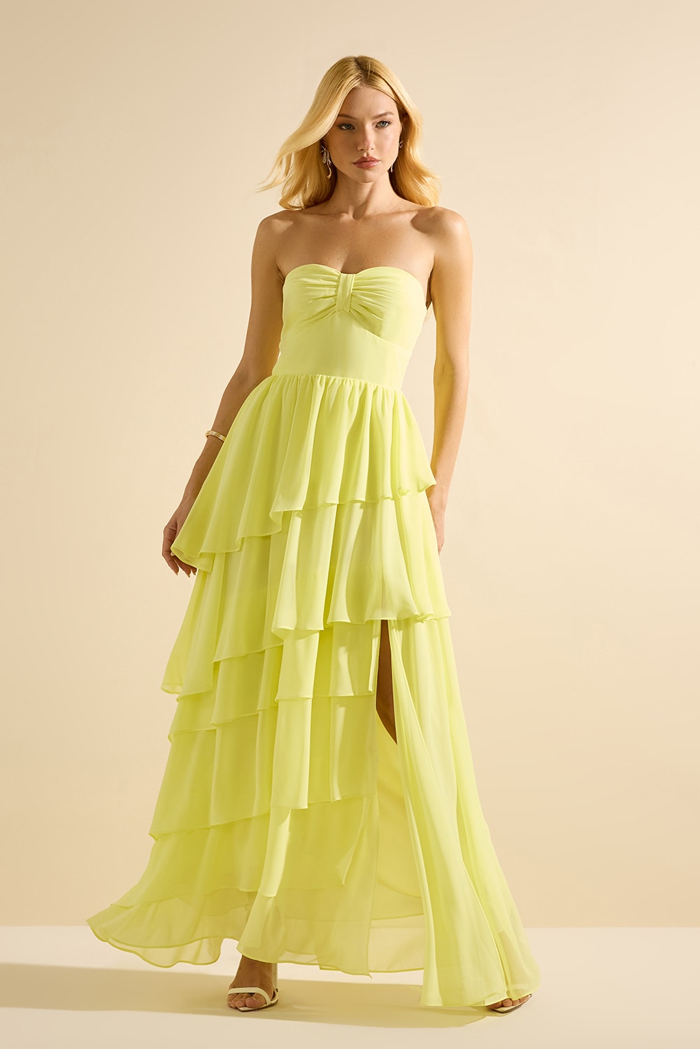 Vestido longo elysee Citrus
