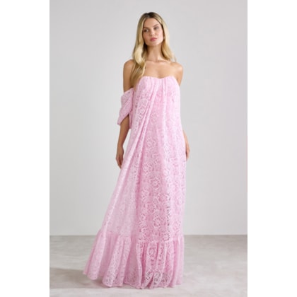 Vestido Longo Ester Rosa