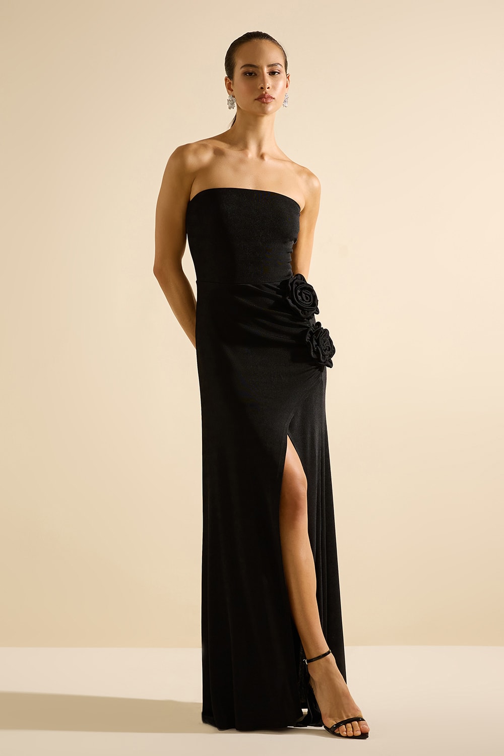 Vestido longo florence Preto