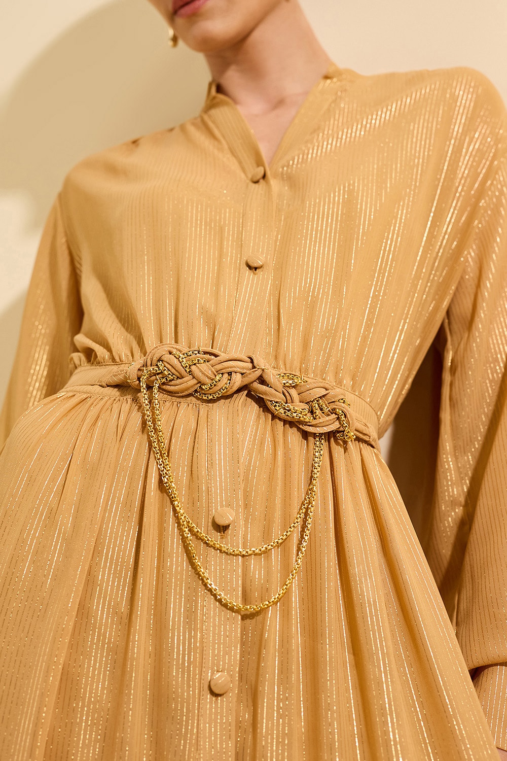 Vestido longo goldie c Cookie