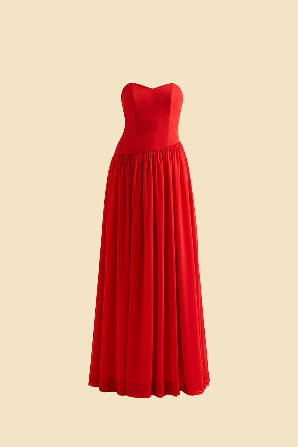 Vestido longo havana Vermelho