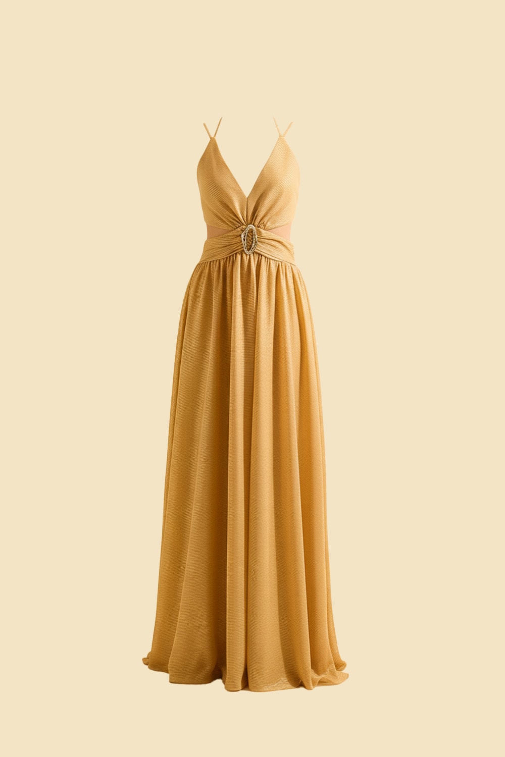 Vestido longo lynd Cookie