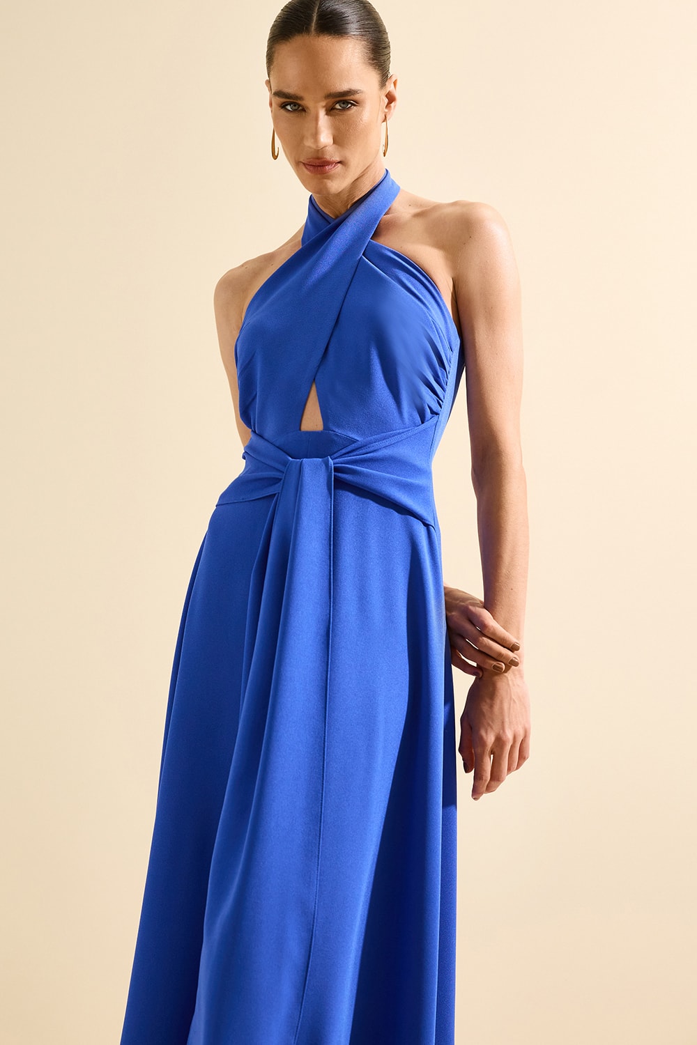 Vestido longo oasis Royal