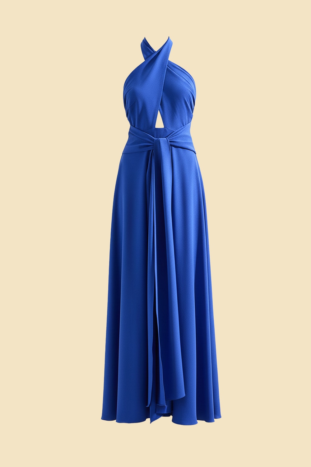 Vestido longo oasis Royal
