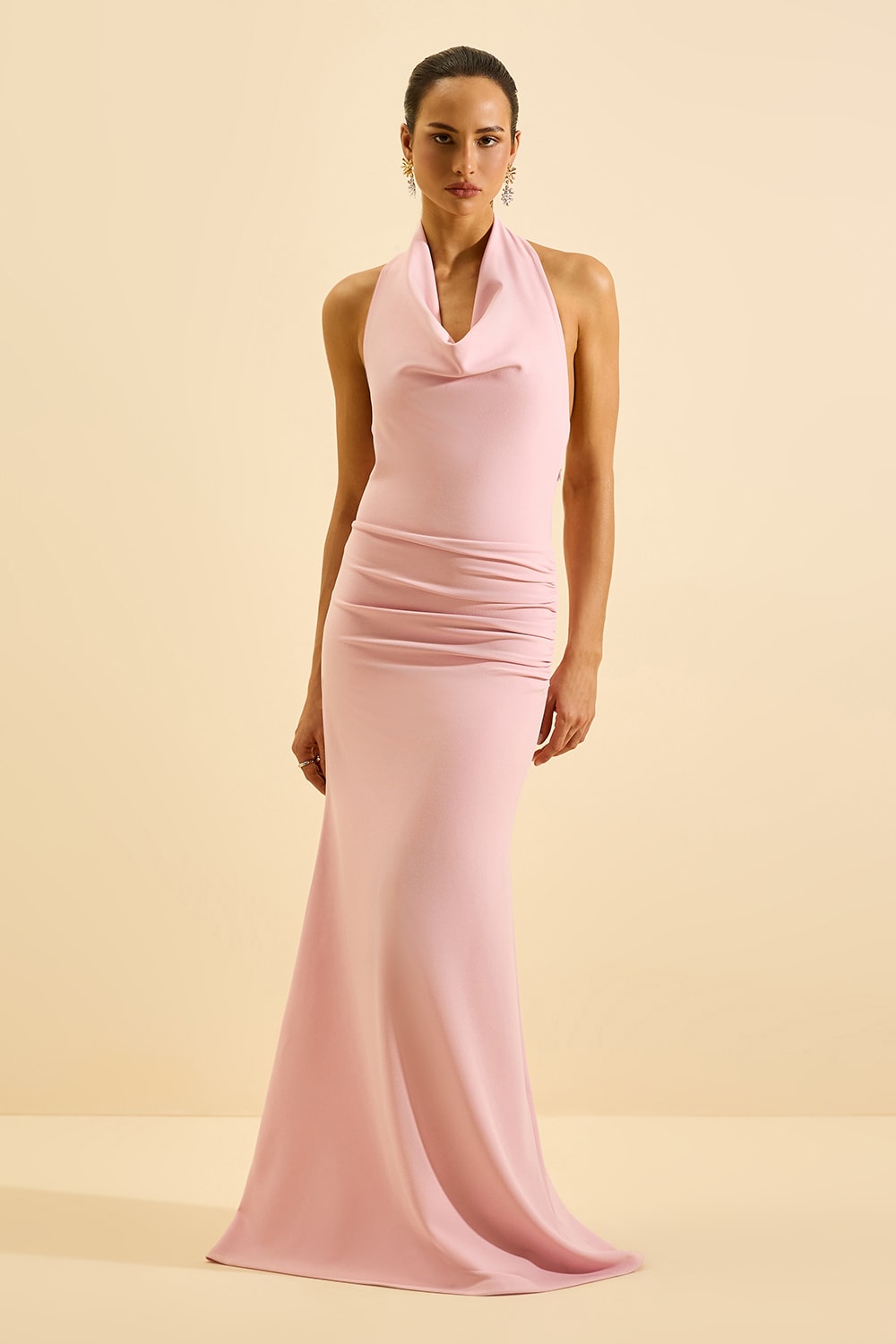 Vestido longo vivian Rosa