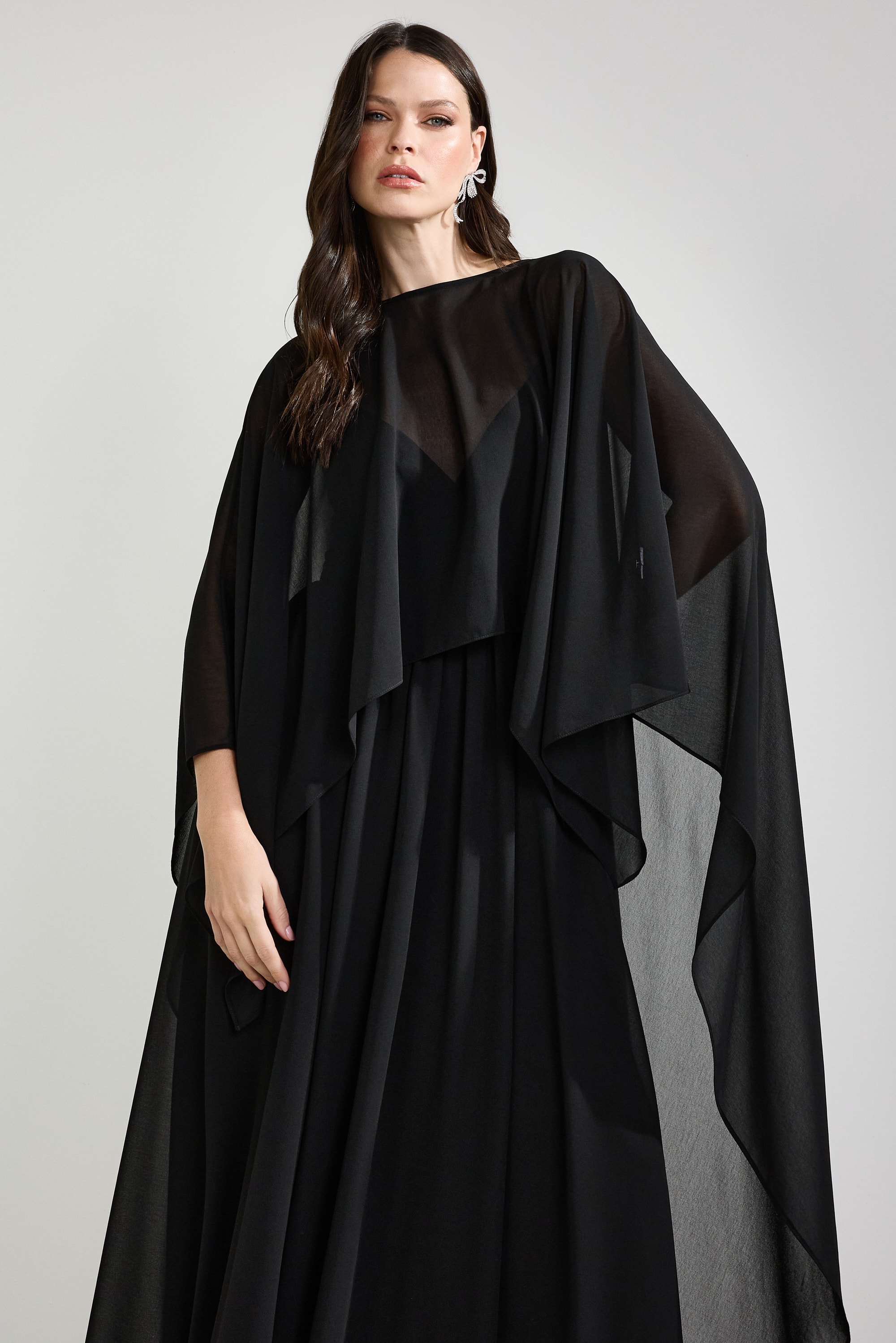 Vestido longo yara e Preto