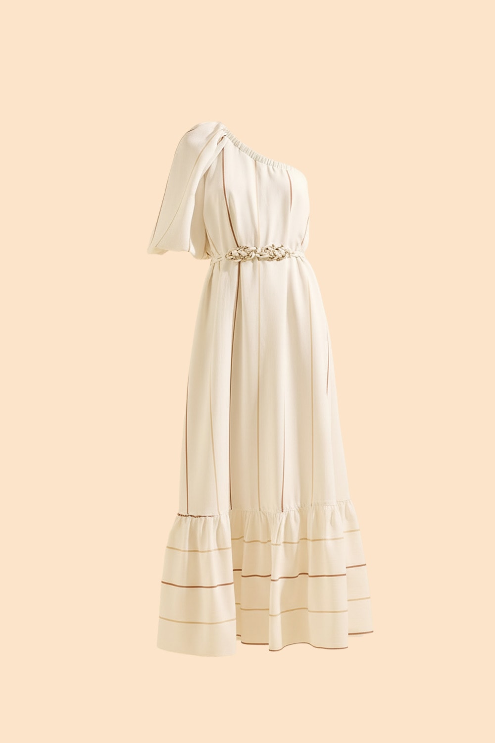 Vestido longuete capri Off-White