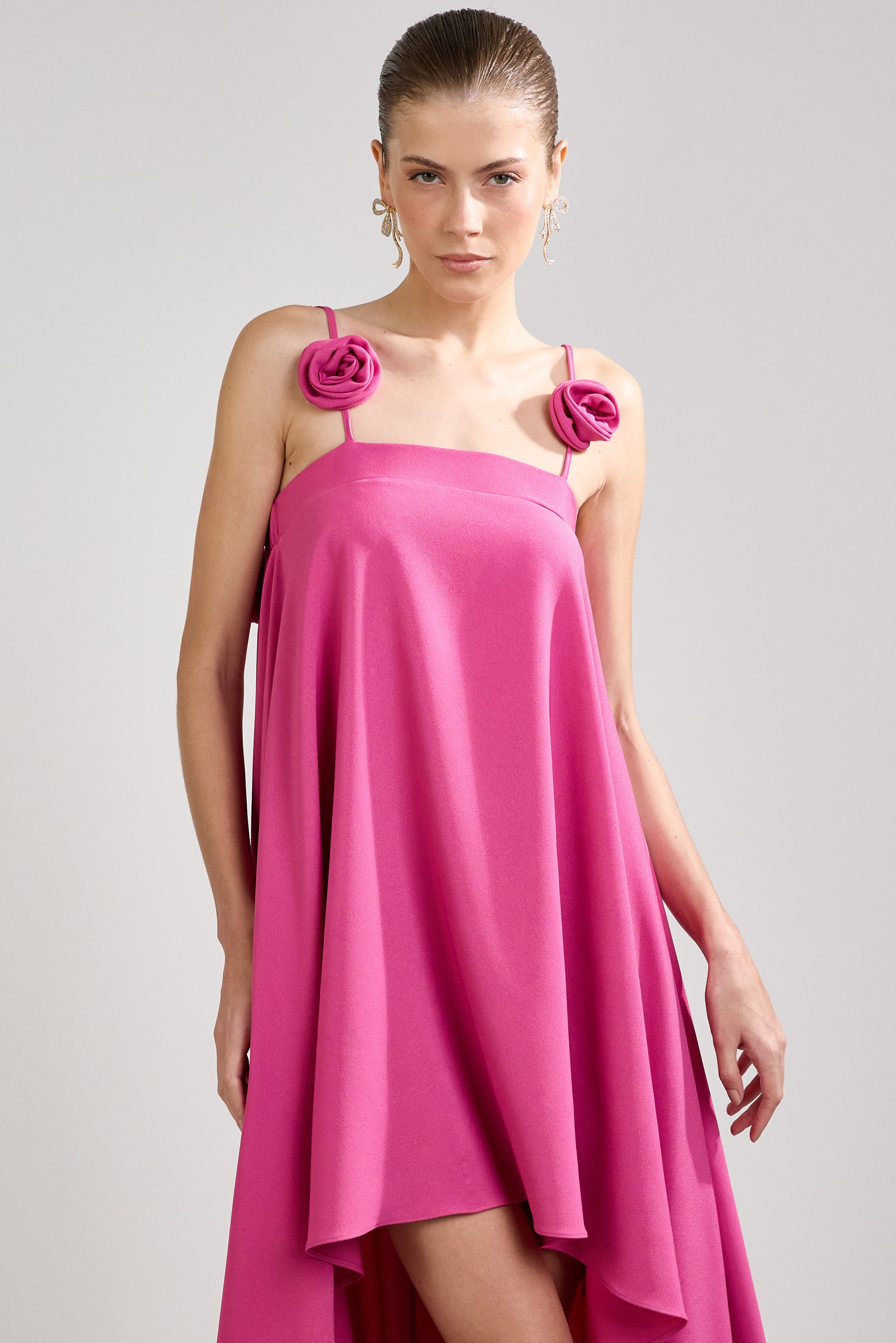 Vestido midi florine Pink