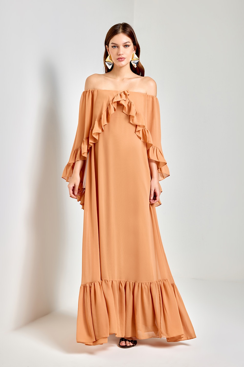 Vestido midi flue Cookie
