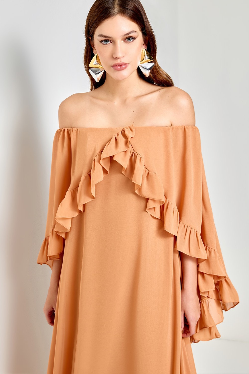 Vestido midi flue Cookie