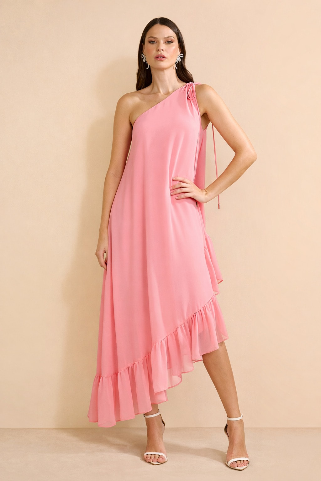 Vestido midi georgia Rosa
