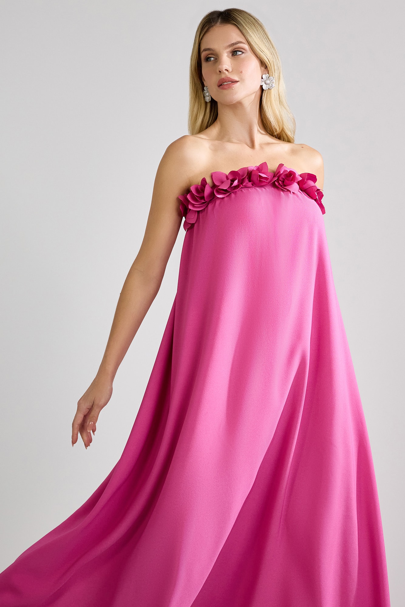 Vestido midi laurea Pink