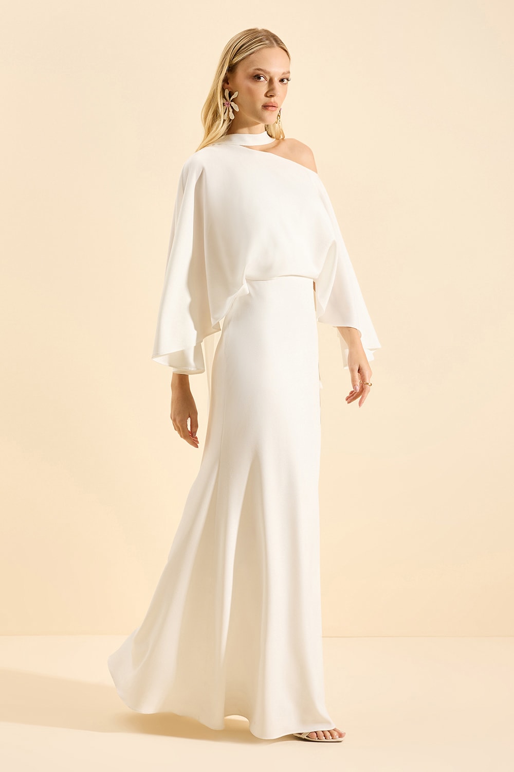 Vestido midi luli Off-White