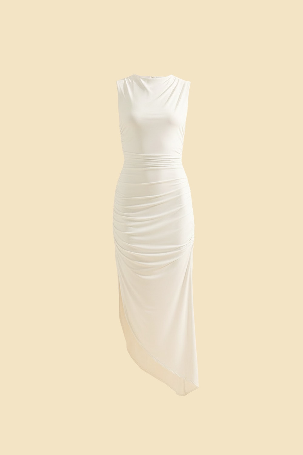 Vestido midi marselha Branco