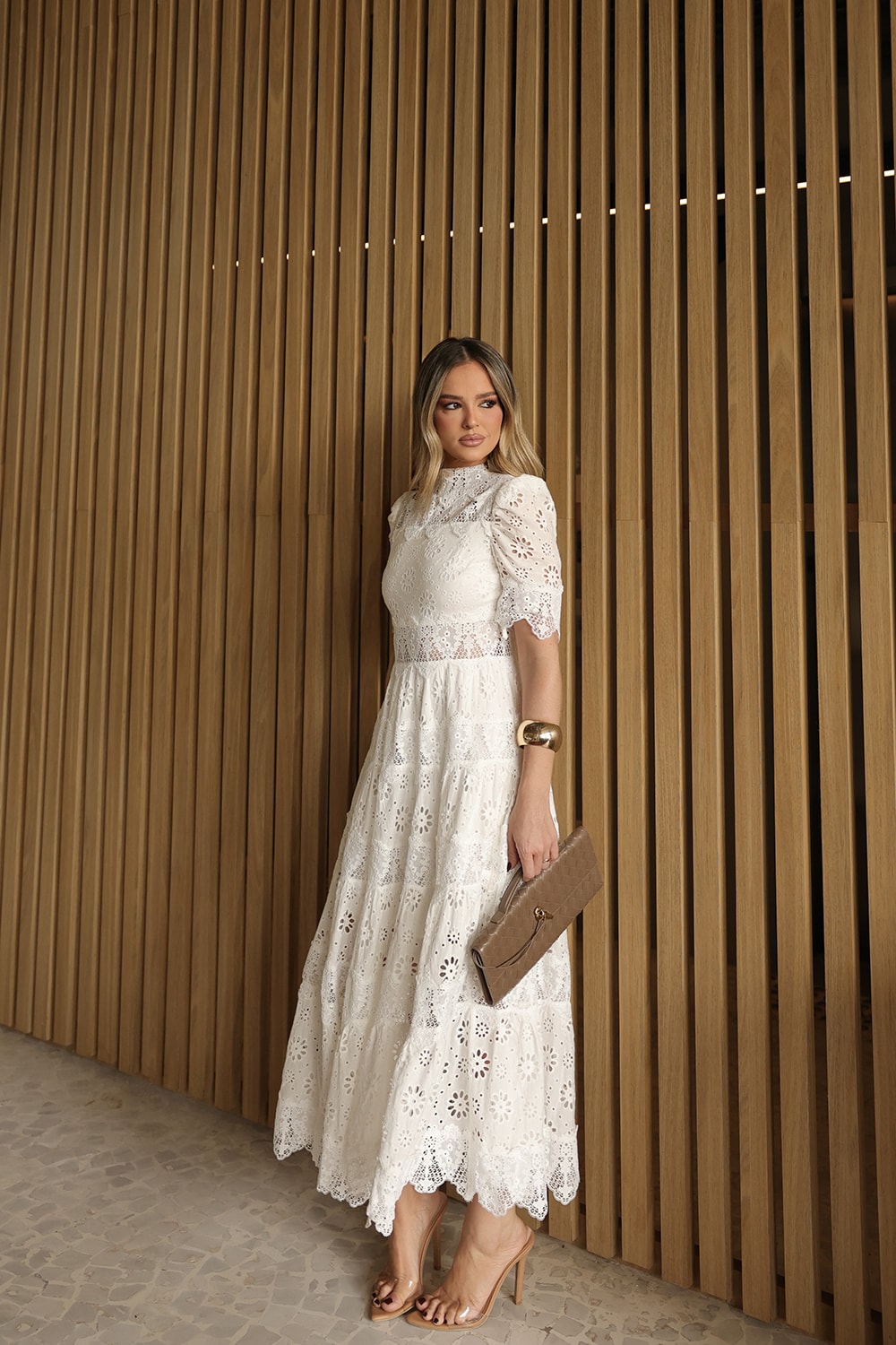 Vestido midi melanie Off-White