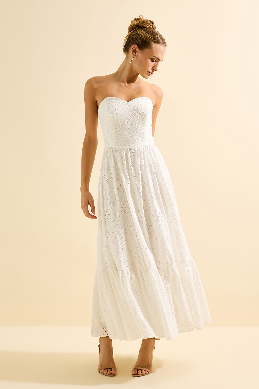 Vestido midi oceanic Off-White