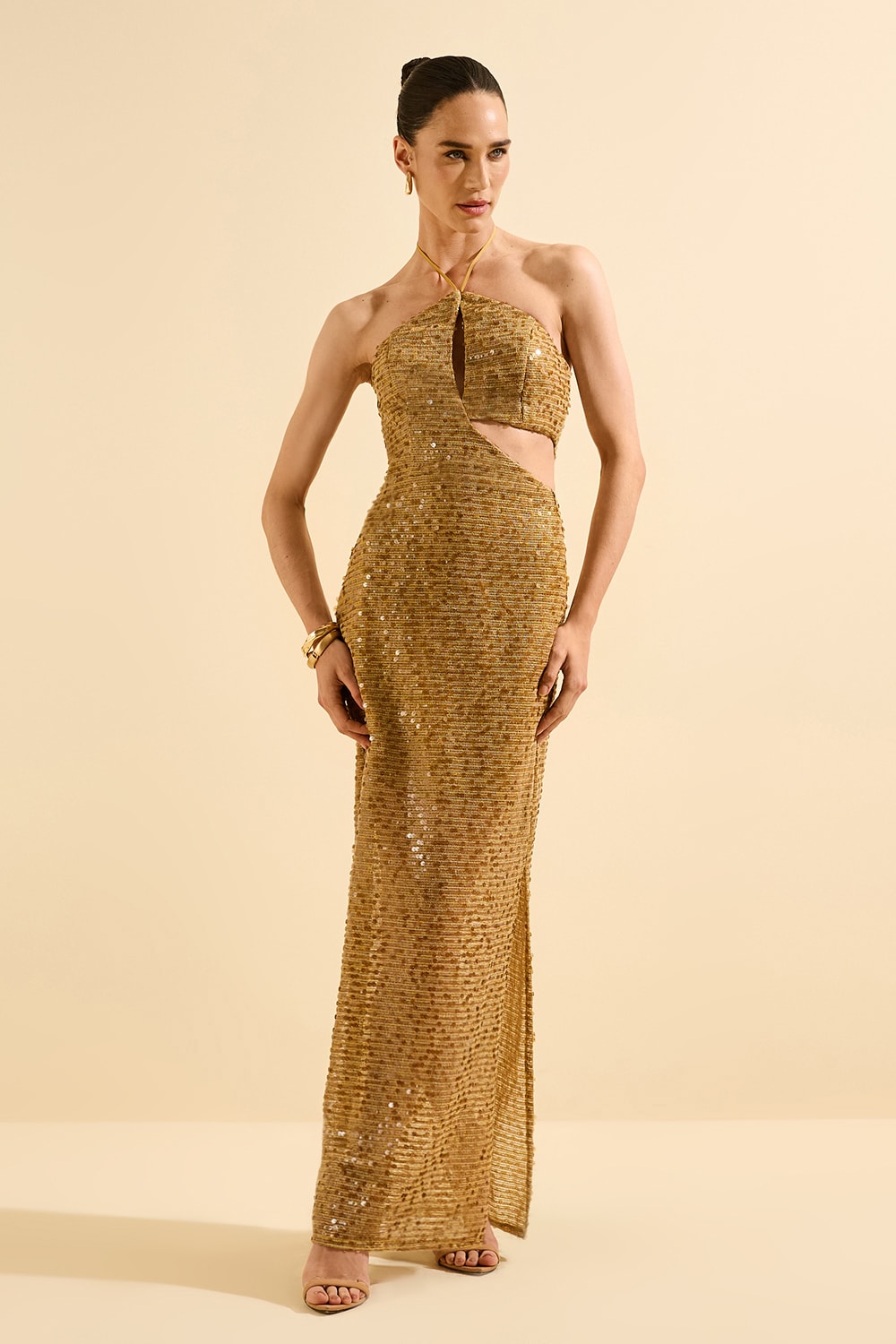 Vestido midi renee Cookie