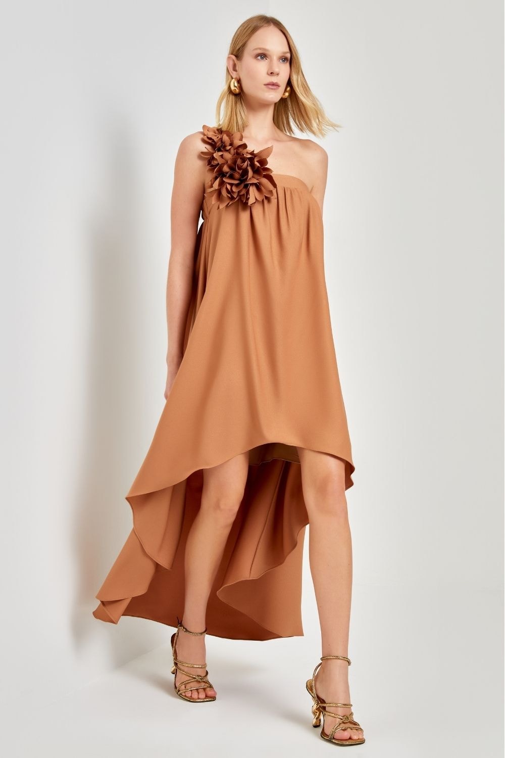 Vestido mullet luli Caramelo