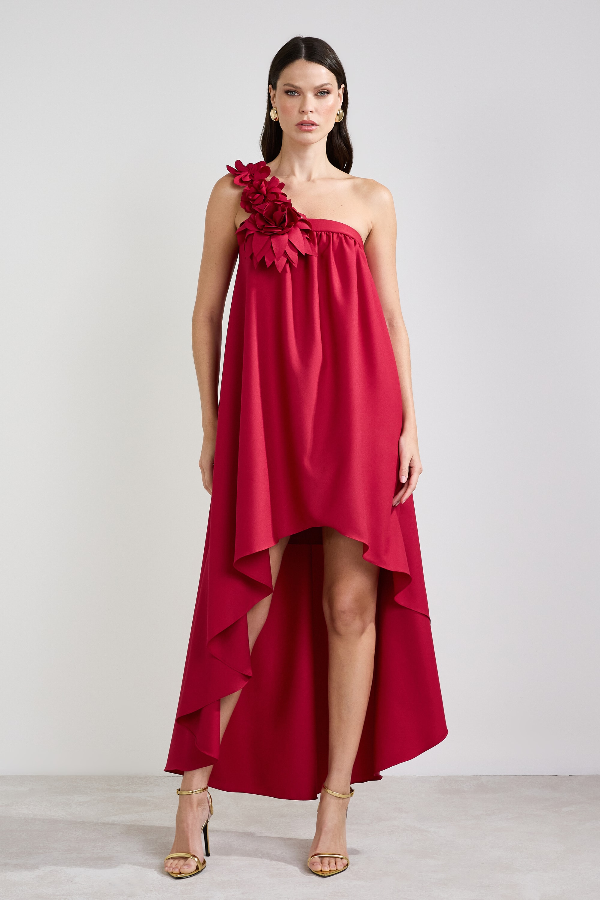 Vestido mullet luli Cherry