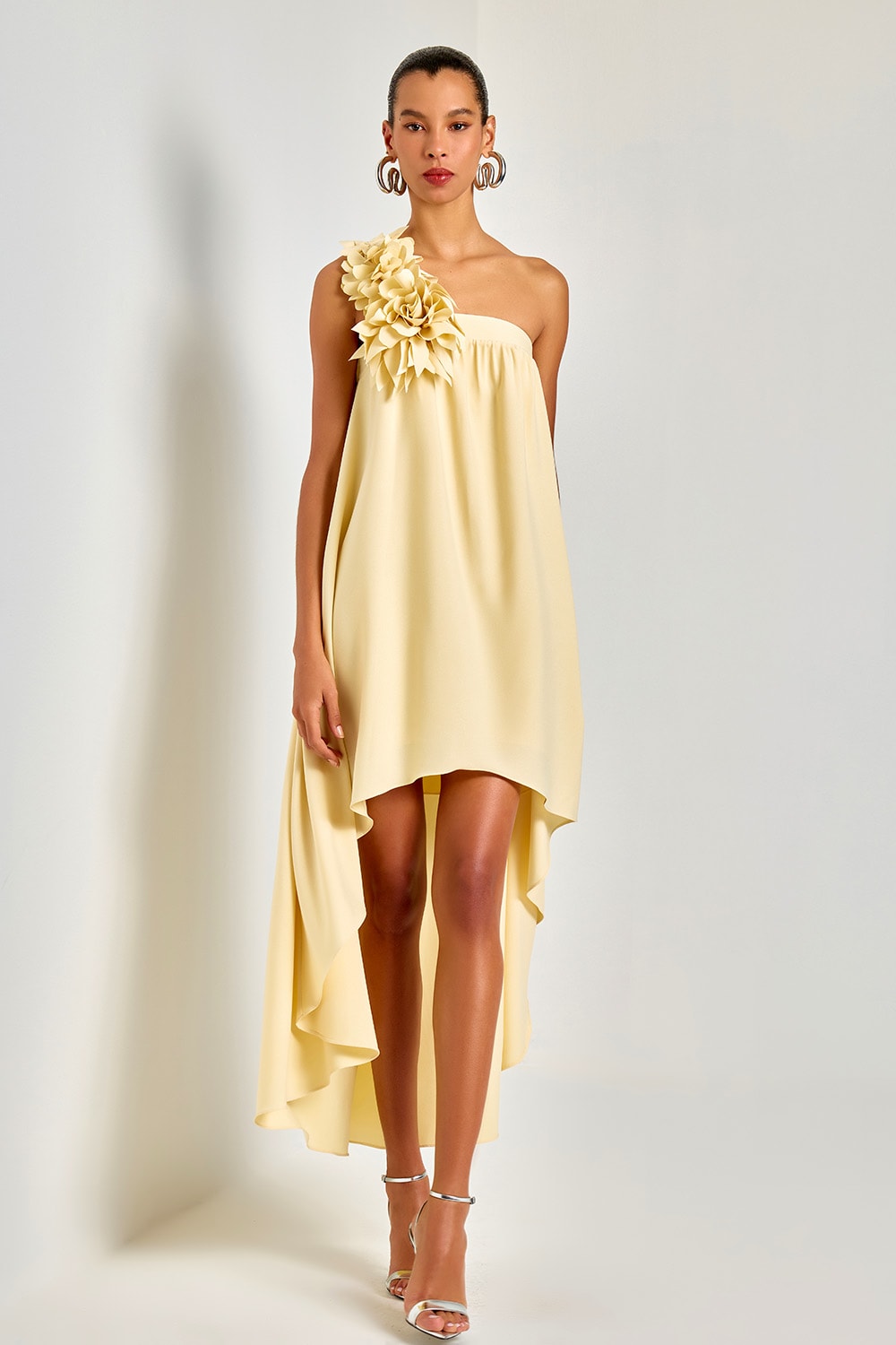 Vestido mullet luli Creme