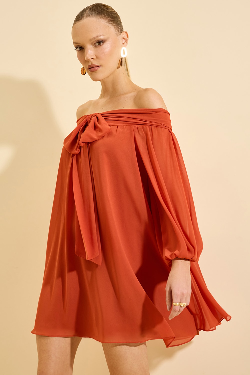 Vestido musa Terracota