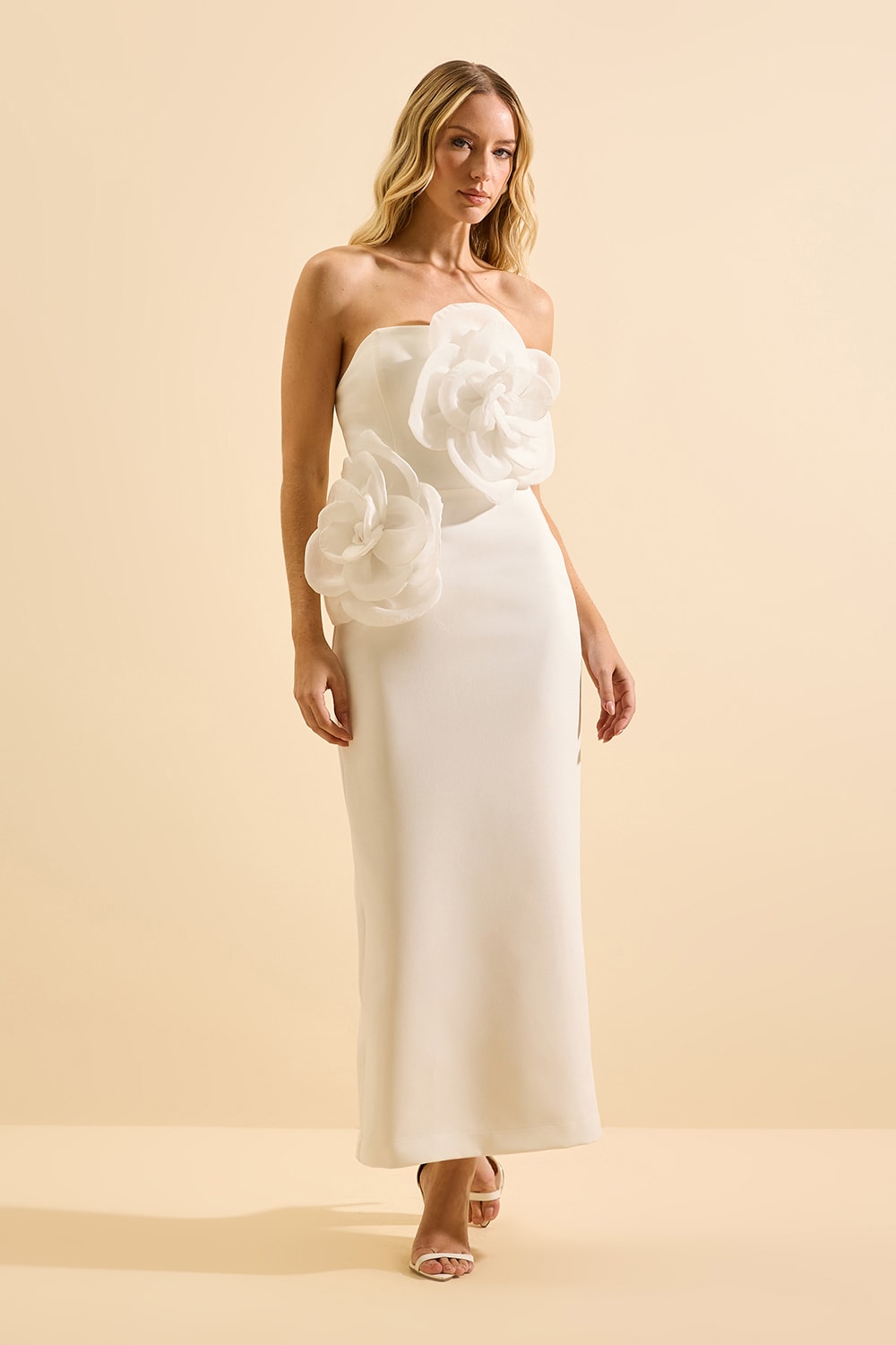 Vestido super midi emma Off-White