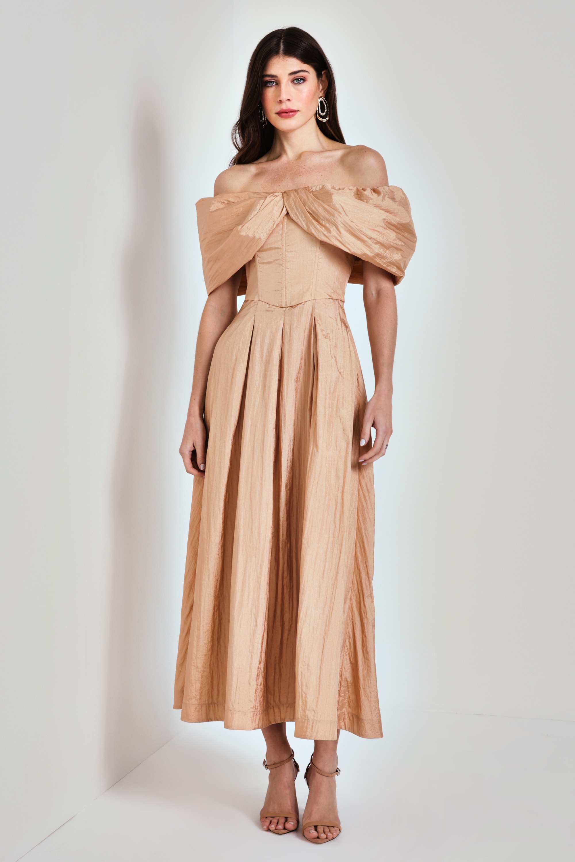 Vestido tatyana hiper midi Cookie