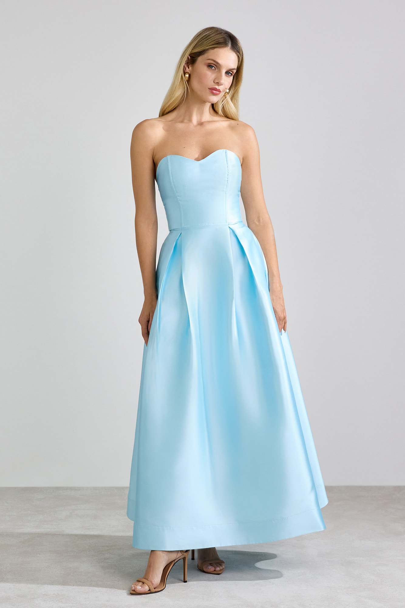 Vestido zibeline cindy Azul